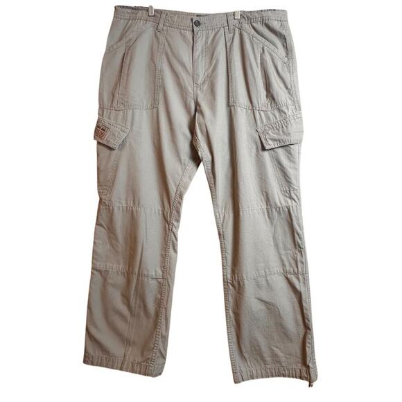 Vtg Y2K Oakley Rip Stop Cargo Pants Men’s 40x32 Khaki Tactical Military Baggy - Picture 1 of 16